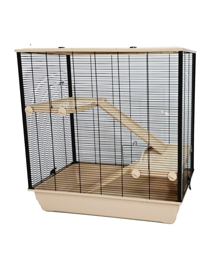 Gabbia INTER-ZOO G306ACTB Metallo Plastica 80 x 80 x 48 cm