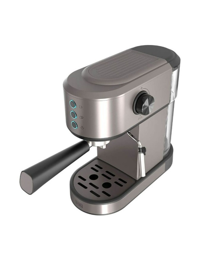 Caffettiera Express a Leva Black & Decker BXCO1350E Argentato 1350 W Caffettiera Express a Leva Black & Decker BXCO1350E Argentato 1350 W
