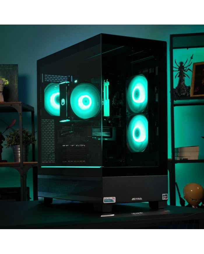 PC da Tavolo Actina KOMACNGIP0017 AMD Ryzen 5 5600X 32 GB RAM 1 TB SSD Nvidia Geforce RTX 4060 PC da Tavolo Actina KOMACNGIP0017 AMD Ryzen 5 5600X 32 GB RAM 1 TB SSD Nvidia Geforce RTX 4060