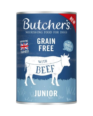 Cibo umido Butcher's Original Junior Mega pack mix Pollo 6 x 400 g