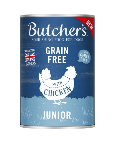 Cibo umido Butcher's Original Junior Mega pack mix Pollo 6 x 400 g