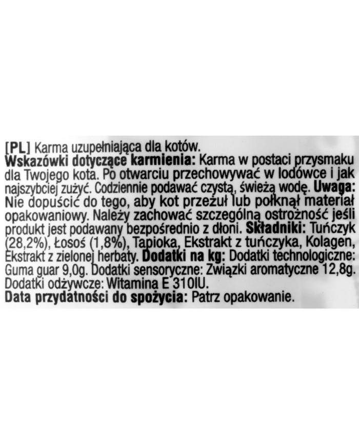 Spuntino per Cat Inaba EU106 Salmone Tonno Pesce 4 x 14 g