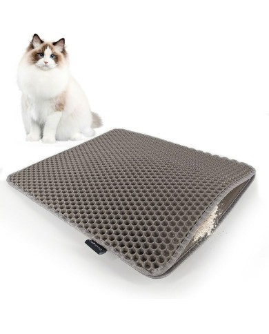 Tappetino per Lettiera per Gatti Diamentiq                 Grigio EVA (1 Pezzi) Tappetino per Lettiera per Gatti Diamentiq                 Grigio EVA (1 Pezzi)