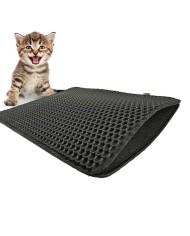Tappetino per Lettiera per Gatti Diamentiq                 Nero EVA (1 Pezzi)