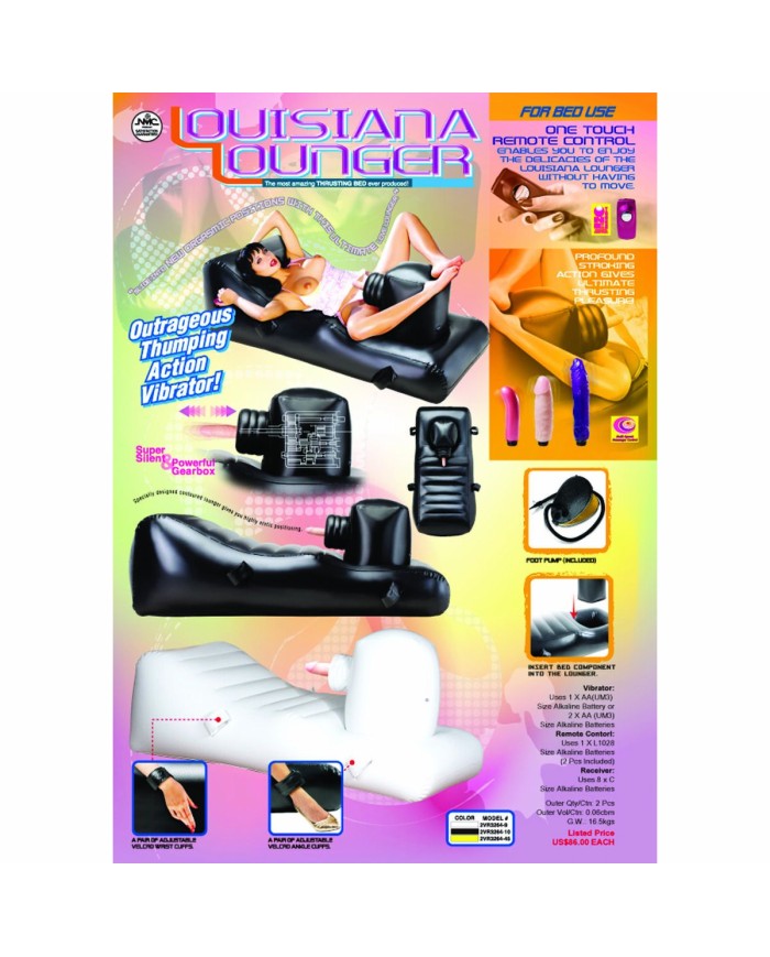 Accesorio Erotico NMC Louisiana Lounger Accesorio Erotico NMC Louisiana Lounger