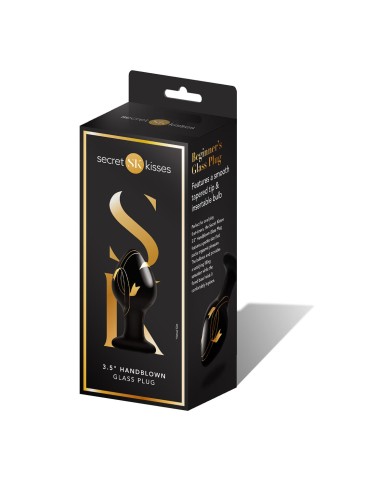 Plug Anale Secret Kisses Nero (8,9 cm)