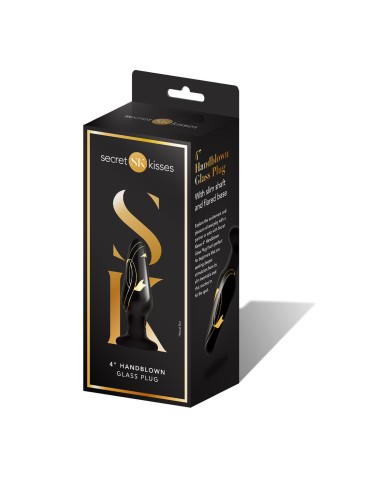 Plug Anale Secret Kisses Nero (10,1 cm)