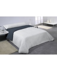 Set di copripiumino Hosteline TENERIFE Azzurro 3 Pezzi