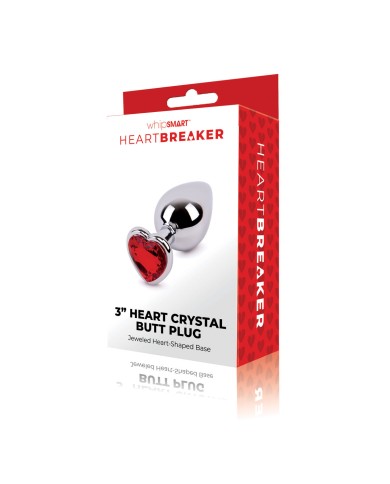 Plug Anale Whipsmart Heartbreaker Argentato Plug Anale Whipsmart Heartbreaker Argentato