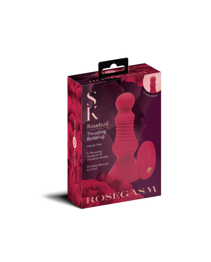 Vibratore Anale Secret Kisses Rosso Vibratore Anale Secret Kisses Rosso