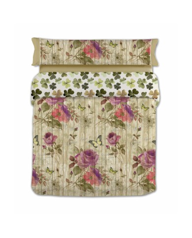 Set di copripiumino Lois VINTAGE Marrone Singolo 150 x 230 cm 3 Pezzi Set di copripiumino Lois VINTAGE Marrone Singolo 150 x 230 cm 3 Pezzi