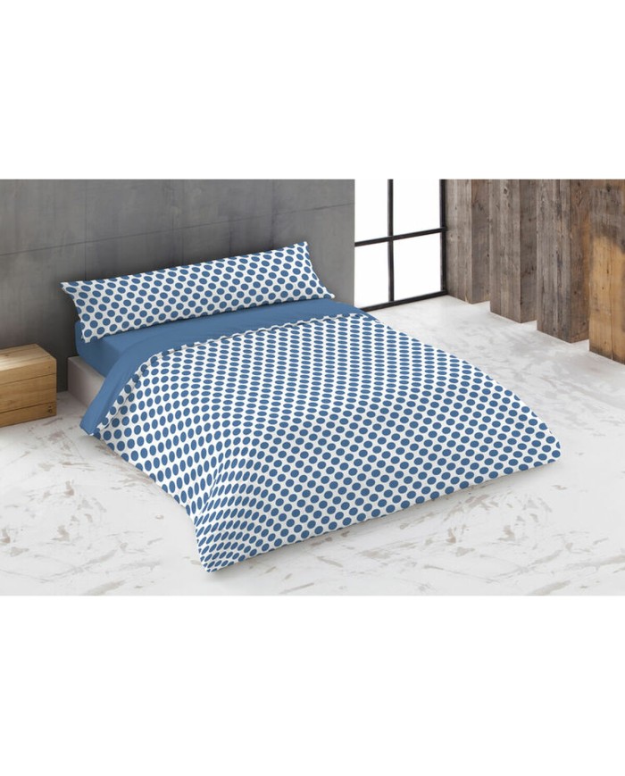 Set di copripiumino Hosteline MOTA Azzurro Osimano 260 x 240 cm 4 Pezzi