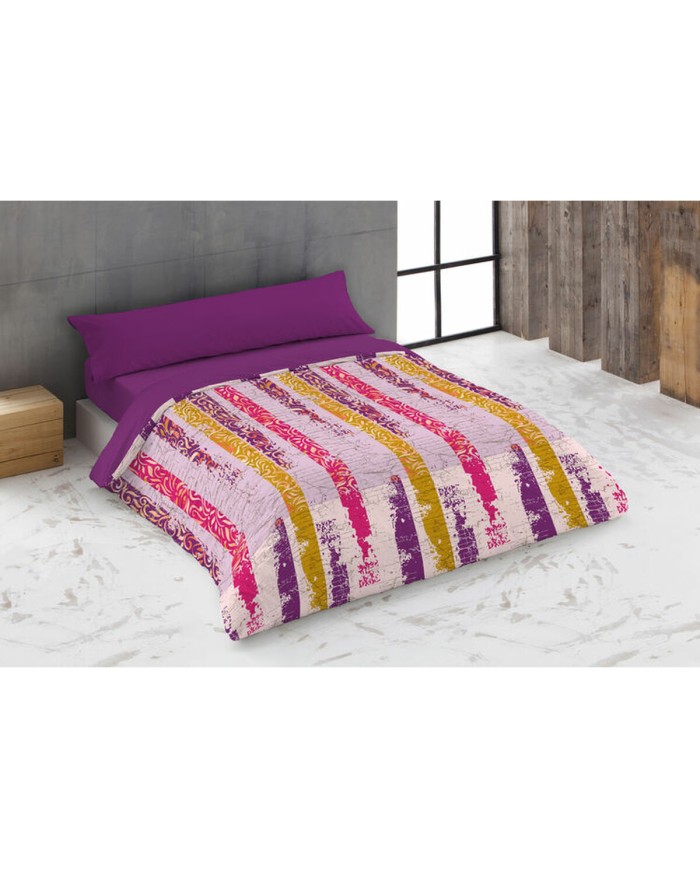 Set di copripiumino Hosteline URBAN Malva Osimano 260 x 240 cm 4 Pezzi