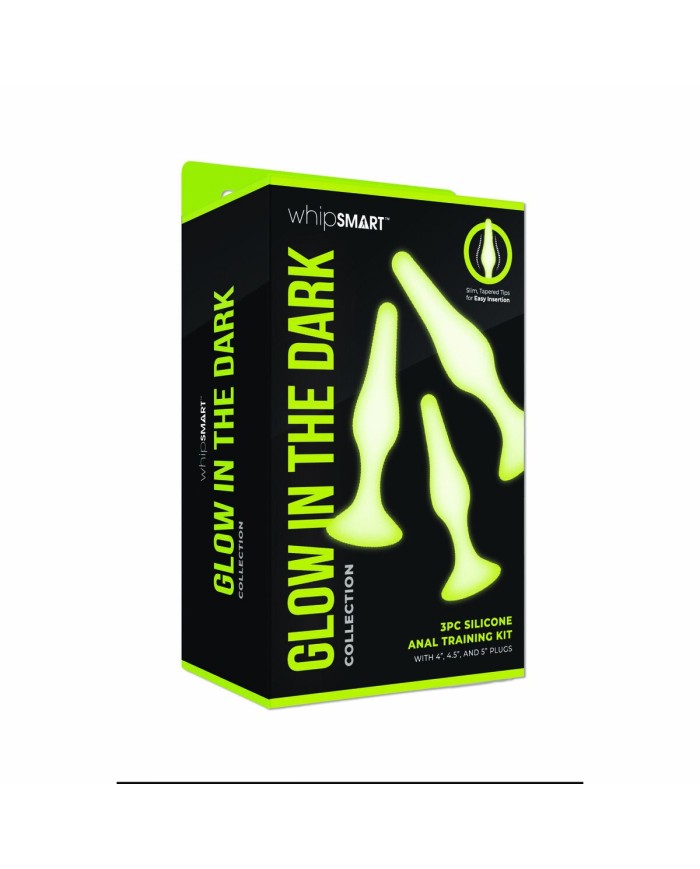 Plug Anale Whipsmart Bianco 3 Pezzi Plug Anale Whipsmart Bianco 3 Pezzi