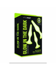 Plug Anale Whipsmart Bianco 3 Pezzi Plug Anale Whipsmart Bianco 3 Pezzi