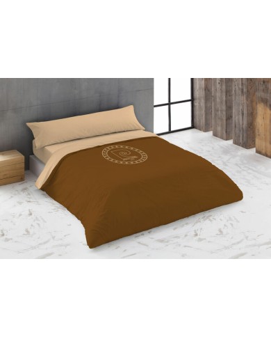 Set di copripiumino Hosteline LOGO Beige Ala francese 220 x 230 cm 3 Pezzi Set di copripiumino Hosteline LOGO Beige Ala francese 220 x 230 cm 3 Pezzi