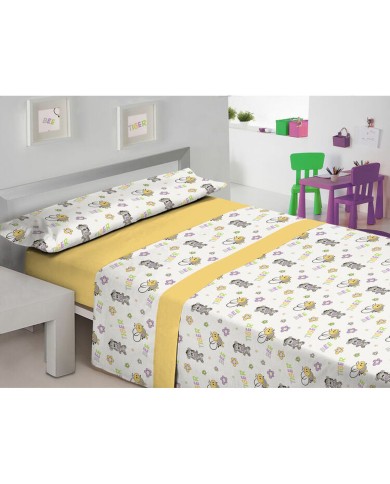 Set di copripiumino Hosteline FLO Multicolore Singolo 2 Pezzi Set di copripiumino Hosteline FLO Multicolore Singolo 2 Pezzi