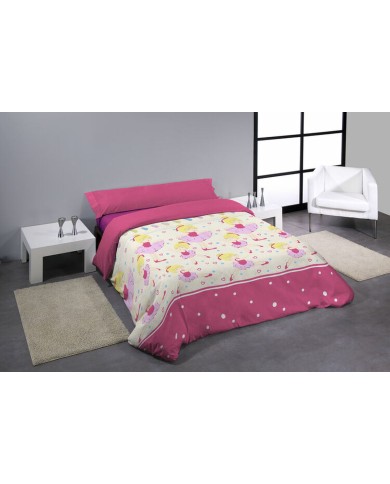 Set di copripiumino Hosteline BAILA Rosa Singolo 2 Pezzi Set di copripiumino Hosteline BAILA Rosa Singolo 2 Pezzi