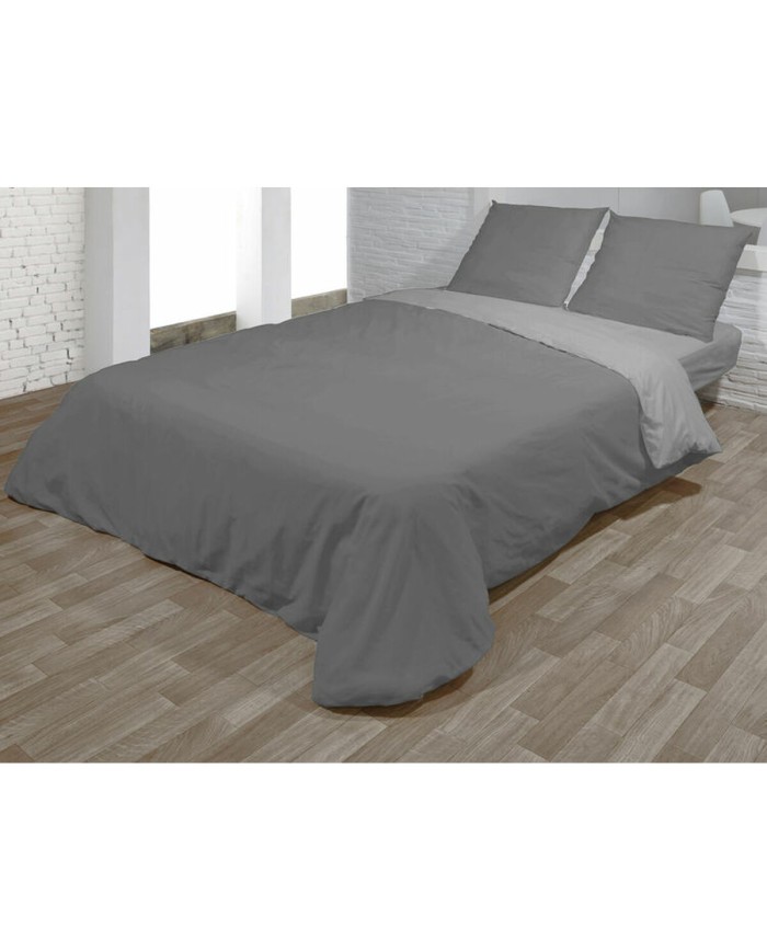 Set di copripiumino Hosteline VEGAS Grigio Singolo 2 Pezzi