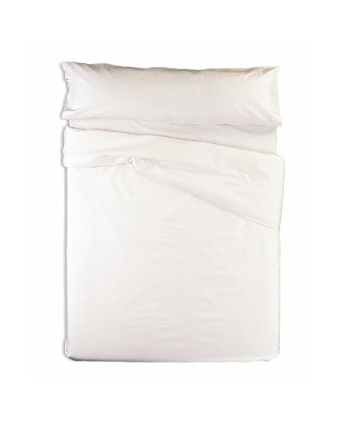 Set di copripiumino Hosteline VEGAS Bianco Ala francese 2 Pezzi