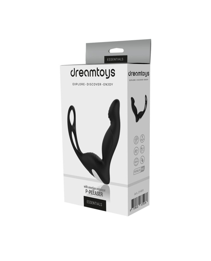 Massaggiatore Prostatico Dream Toys Essentials P-Pleaser Nero Massaggiatore Prostatico Dream Toys Essentials P-Pleaser Nero