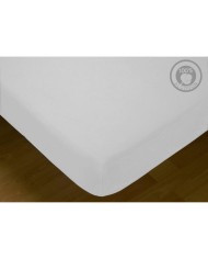 Lenzuolo con angoli aderenti Hosteline IRIS PREMIUM Bianco Matrimoniale