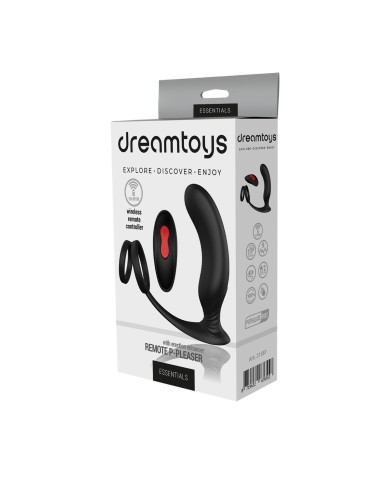 Vibratore Anale Dream Toys Essentials P-Pleaser Nero Vibratore Anale Dream Toys Essentials P-Pleaser Nero
