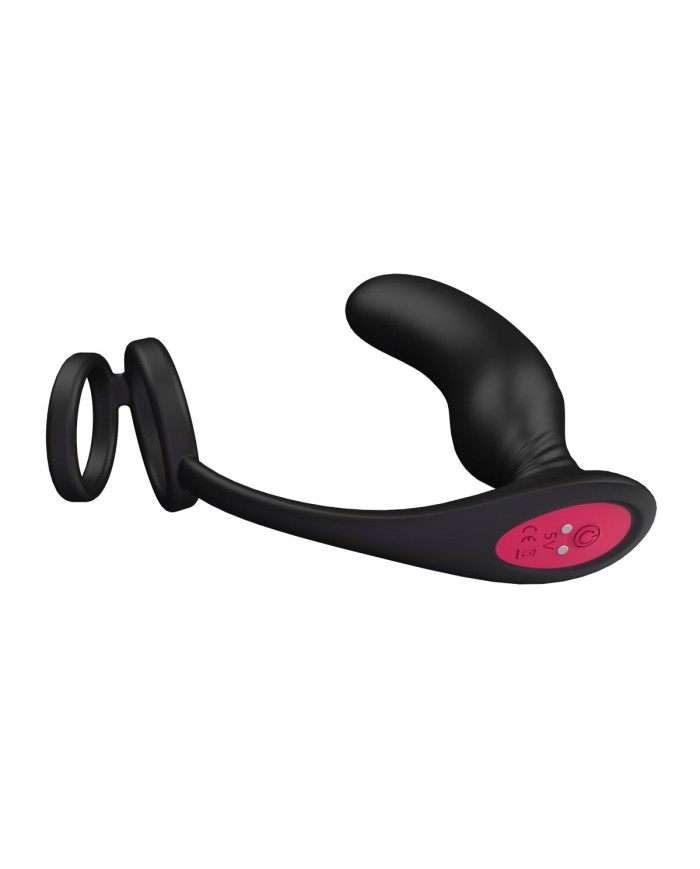 Vibratore Anale Dream Toys Essentials P-Pleaser Nero
