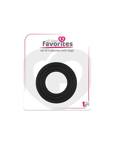 Anelli Fallici Dream Toys All Time Favorites Nero Anelli Fallici Dream Toys All Time Favorites Nero