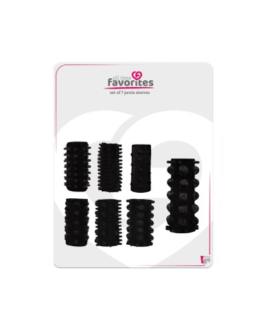 Cover per pene Dream Toys All Time Favorites Nero Ø 6 cm Cover per pene Dream Toys All Time Favorites Nero Ø 6 cm