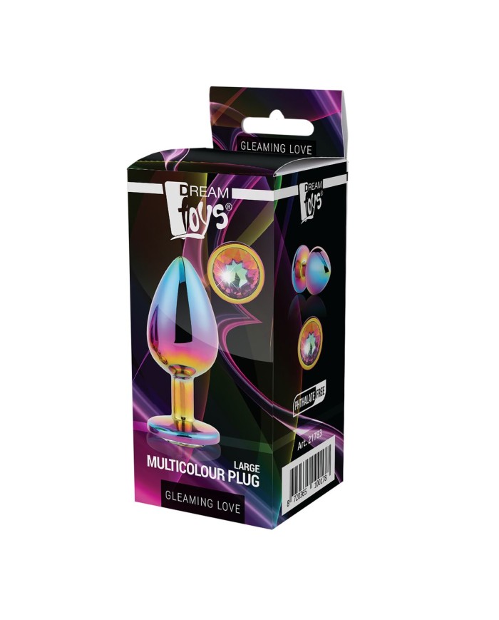 Plug Anale Dream Toys Gleaming Love Multicolore Plug Anale Dream Toys Gleaming Love Multicolore