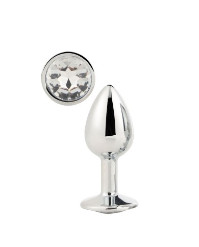 Plug Anale Dream Toys Gleaming Love Argentato
