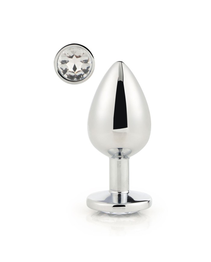 Plug Anale Dream Toys Gleaming Love Argentato Plug Anale Dream Toys Gleaming Love Argentato