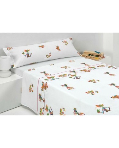 Set di Lenzuola Pink Panther UNICO Bianco Multicolore Singolo Set di Lenzuola Pink Panther UNICO Bianco Multicolore Singolo