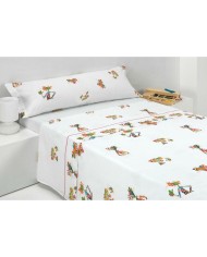 Set di Lenzuola Pink Panther UNICO Bianco Multicolore Singolo