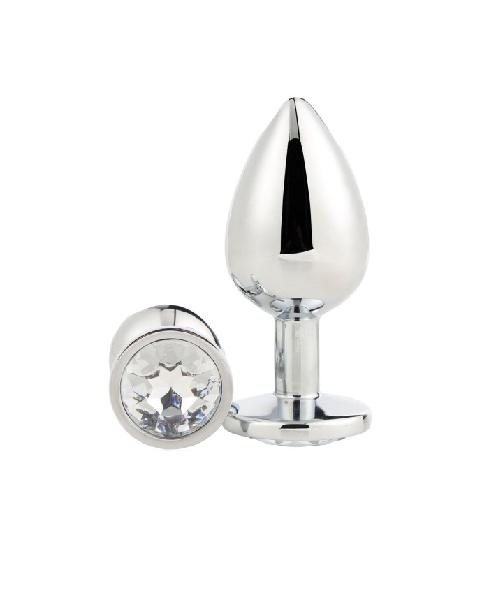 Plug Anale Dream Toys Gleaming Love Argentato Plug Anale Dream Toys Gleaming Love Argentato