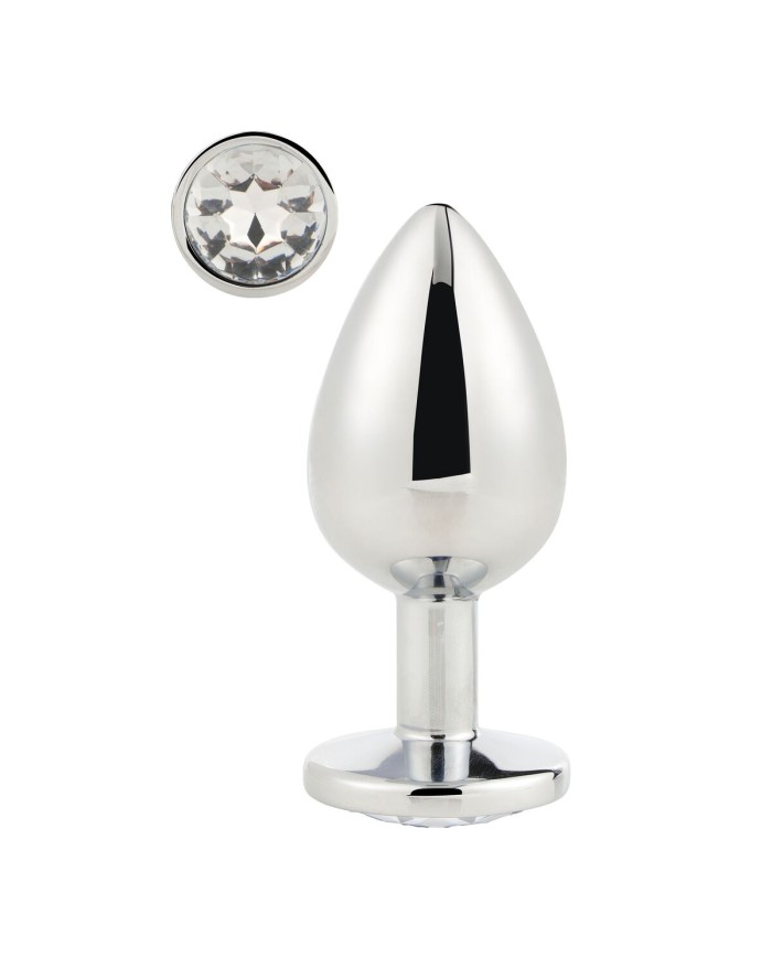 Plug Anale Dream Toys Gleaming Love Argentato Plug Anale Dream Toys Gleaming Love Argentato