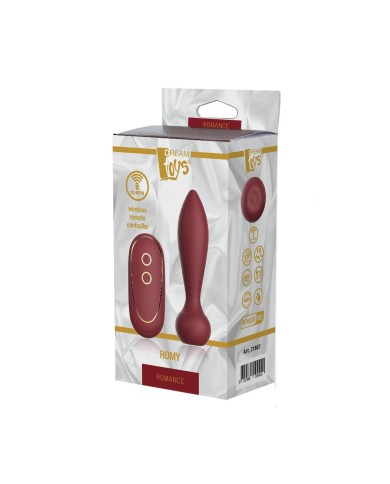 Vibratore Anale Dream Toys Romance Romy Rosso Vibratore Anale Dream Toys Romance Romy Rosso