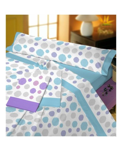 Set di Lenzuola D'Or SOLE Azzurro Singolo Set di Lenzuola D'Or SOLE Azzurro Singolo