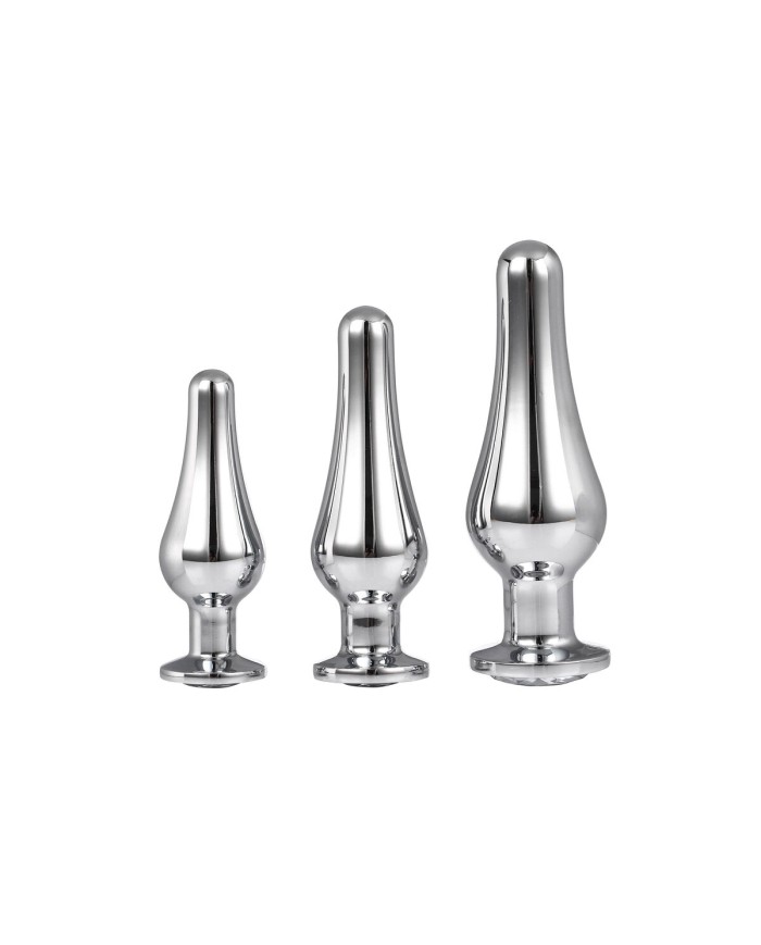 Plug Anale Dream Toys Gleaming Love Argentato Plug Anale Dream Toys Gleaming Love Argentato