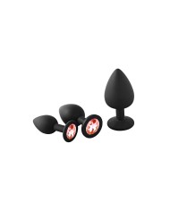 Plug Anale Dream Toys Fantasstic Nero 3 Pezzi