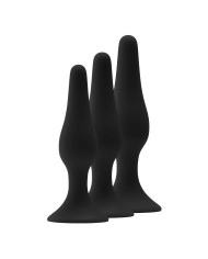 Plug Anale Dream Toys Fantasstic Nero 3 Pezzi