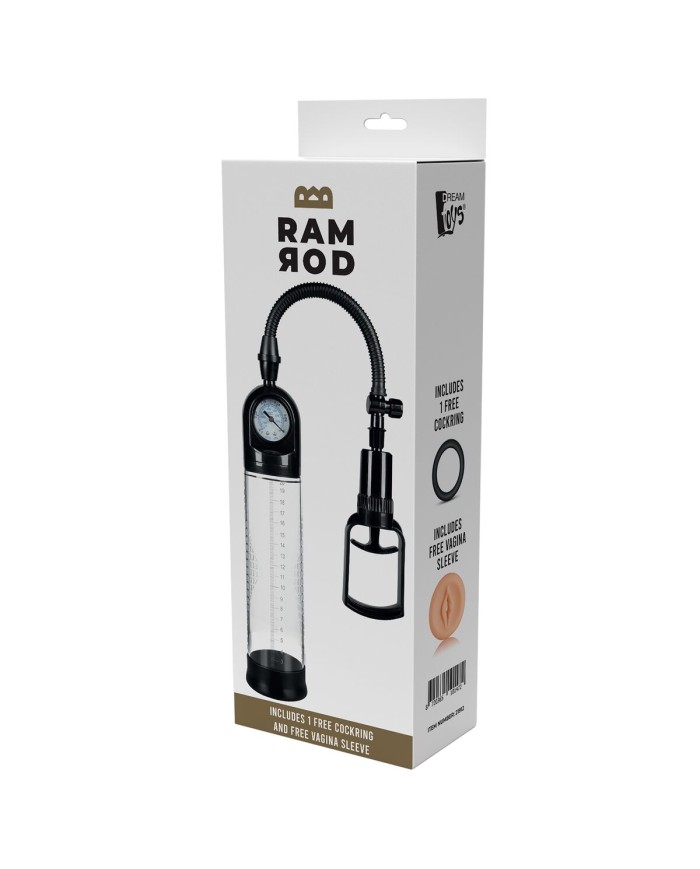 Pompa per Pene Dream Toys Ramrod Nero Pompa per Pene Dream Toys Ramrod Nero