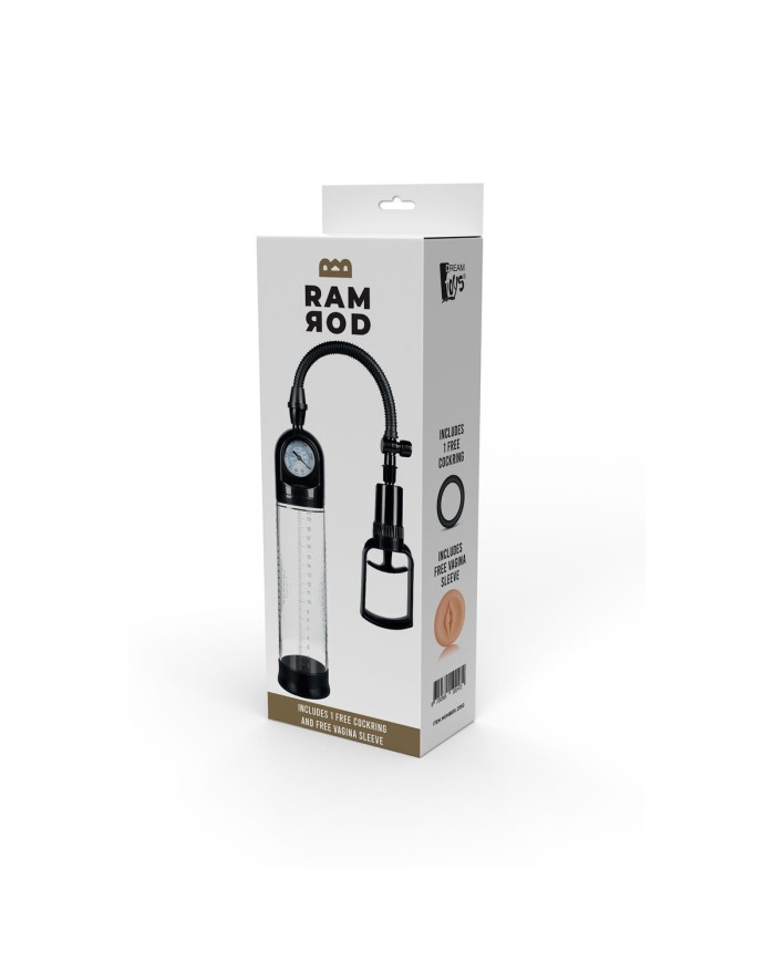 Pompa per Pene Dream Toys Ramrod Nero Pompa per Pene Dream Toys Ramrod Nero