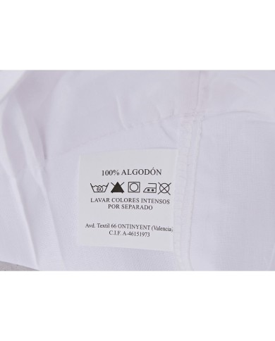 Federa Hosteline IRIS Bianco Singolo 144 Fili 90 cm Federa Hosteline IRIS Bianco Singolo 144 Fili 90 cm