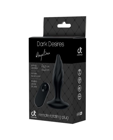 Plug Anale Dream Toys DARK DESIRES ANGELINA Nero