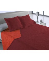 Trapunta Hosteline VEGAS Rosso Ala francese 230 x 260 cm (3 Pezzi)