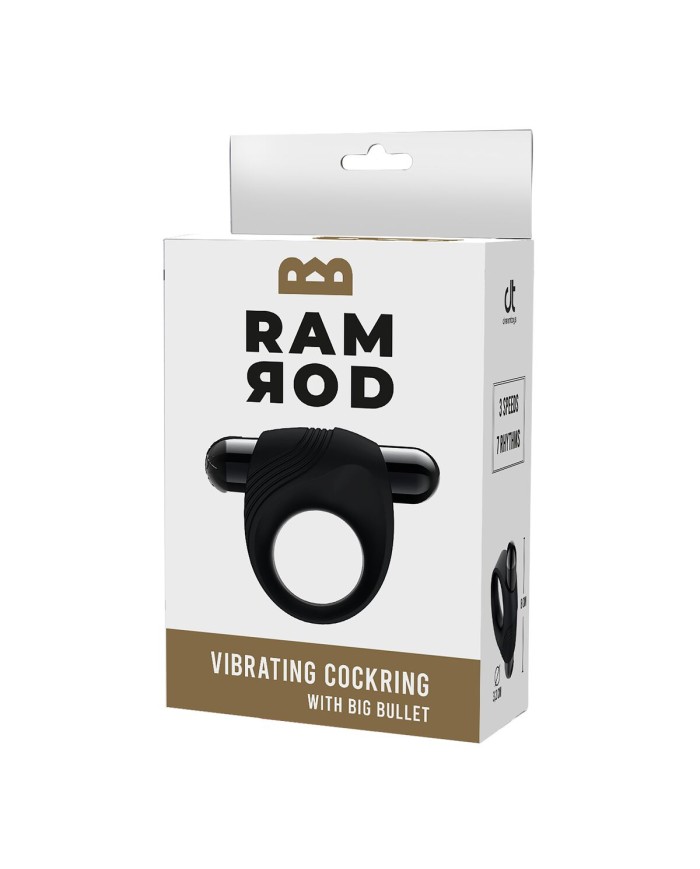Anelli Fallici Dream Toys Ramrod Nero Anelli Fallici Dream Toys Ramrod Nero