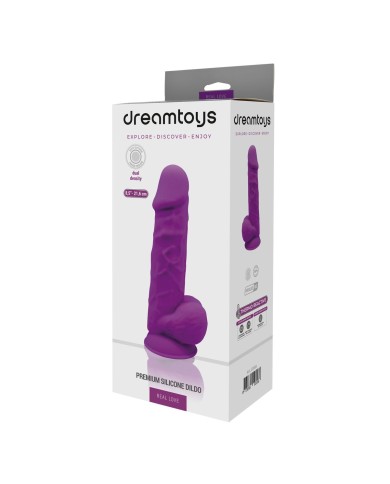 Dildo Dream Toys Real Love Viola Ø 5,1 cm Dildo Dream Toys Real Love Viola Ø 5,1 cm