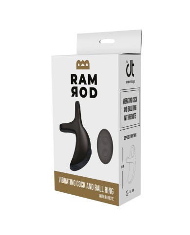 Anelli Fallici Dream Toys Ramrod Nero Anelli Fallici Dream Toys Ramrod Nero